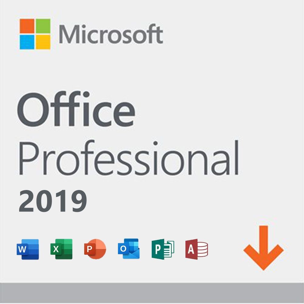 Microsoft Office Professional 2019 - Suite Office con Microsoft Publisher e Access, 1 Licenza Multilingua, Digitale ESD