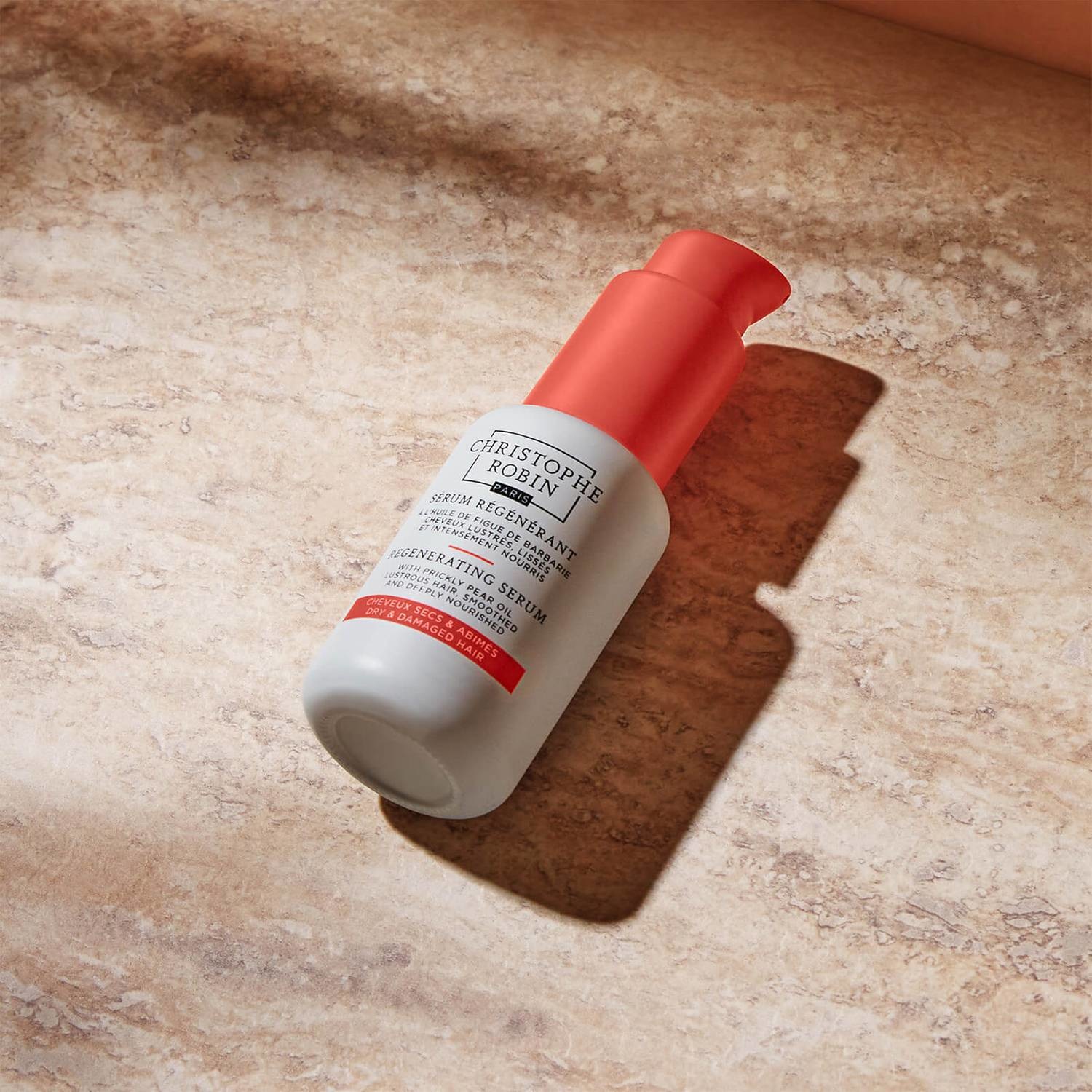 Christophe Robin Siero Rigenerante con Olio di Fico d'India 50 ml - Privo di Siliconi, 94% Ingredienti Naturali, Riduce Crespo e Doppie Punte