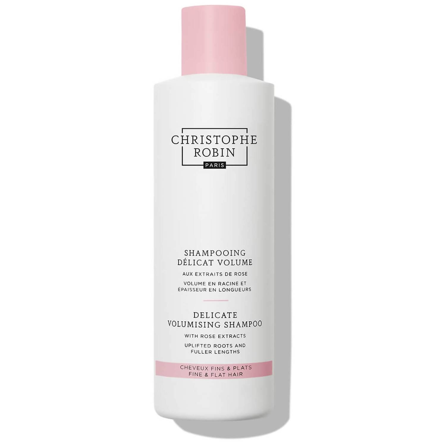 Christophe Robin Shampoo Delicato Volumizzante con Estratti di Rosa 250 ml - Aggiunge Volume e Nutrimento ai Capelli