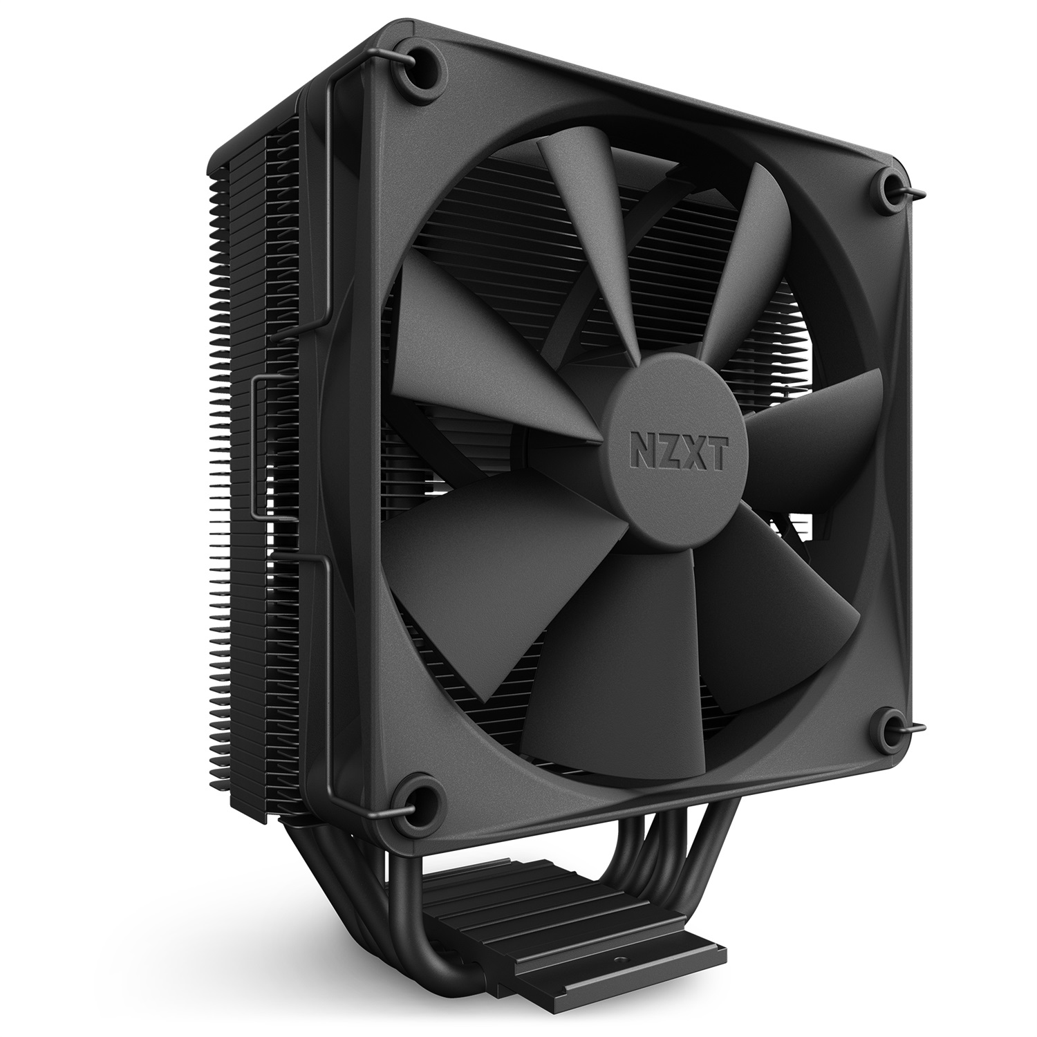 NZXT T120 Dissipatore ad aria per CPU 12 cm Nero - Compatibile con AMD e Intel, 4 Heat Pipe in Rame, Cuscinetti Fluidodinamici