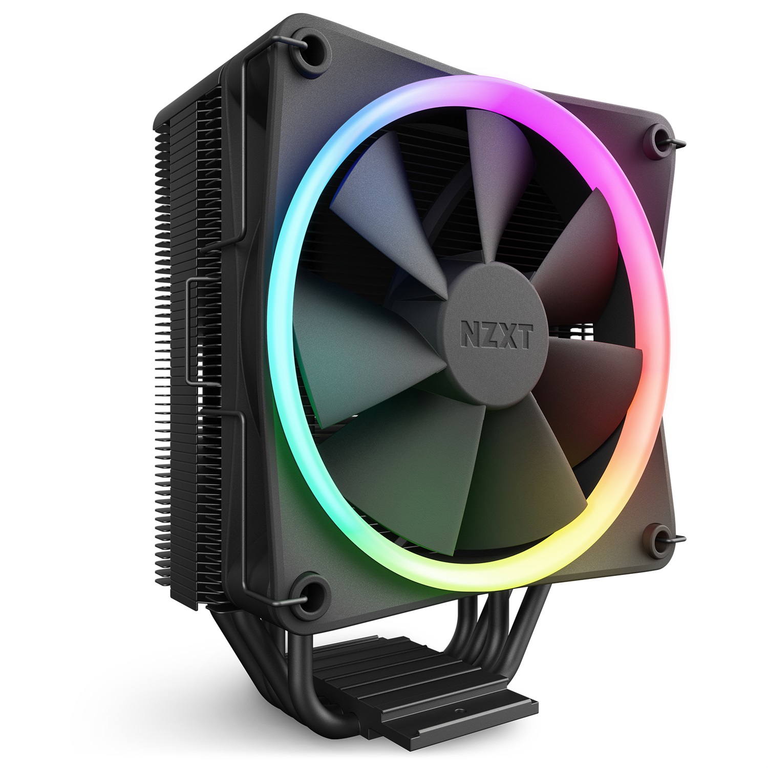 NZXT T120 RGB Dissipatore ad aria per CPU 12 cm - RC-TR120-B1 - Compatibile con AMD e Intel - Nero