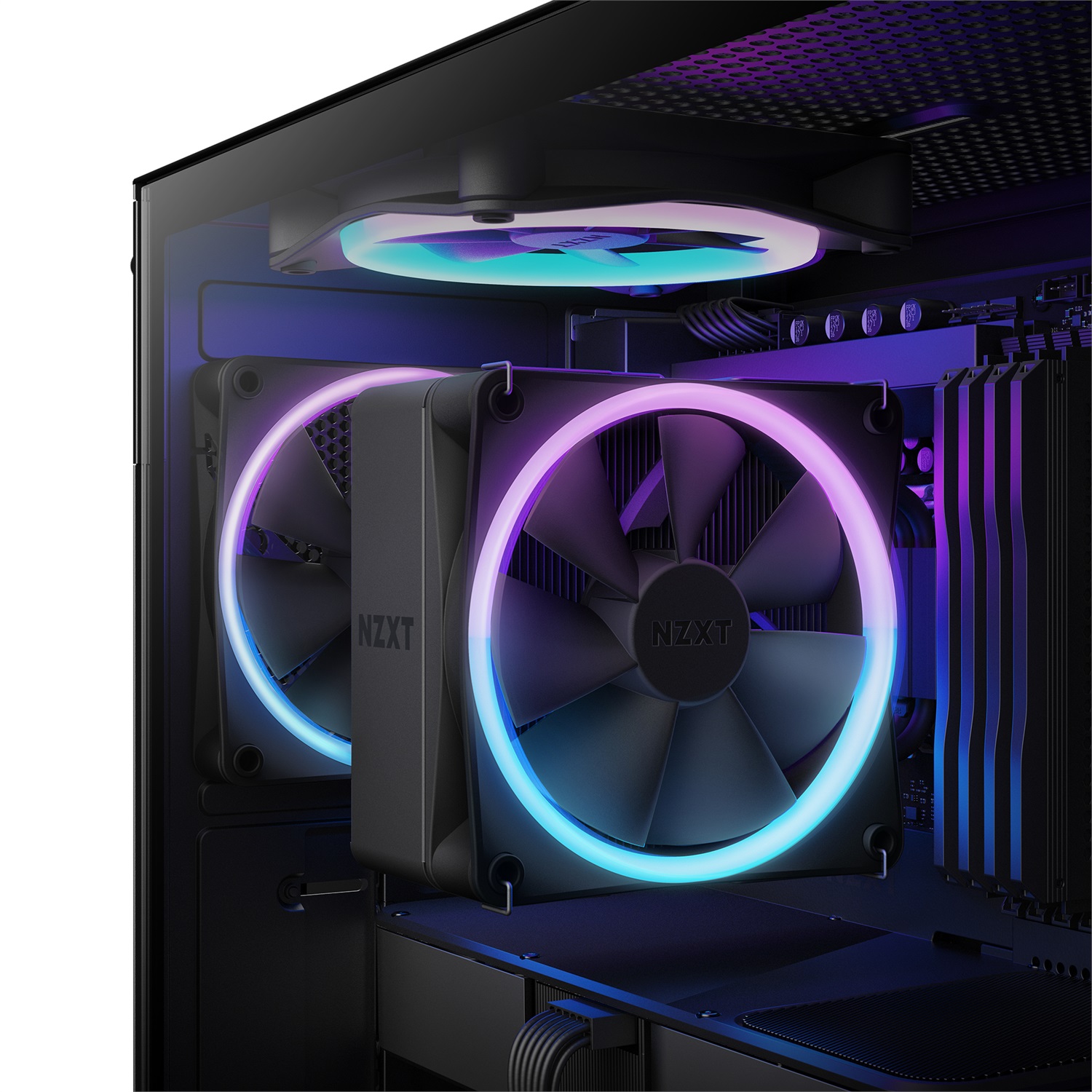 NZXT T120 RGB Dissipatore ad aria per CPU 12 cm - RC-TR120-B1 - Compatibile con AMD e Intel - Nero