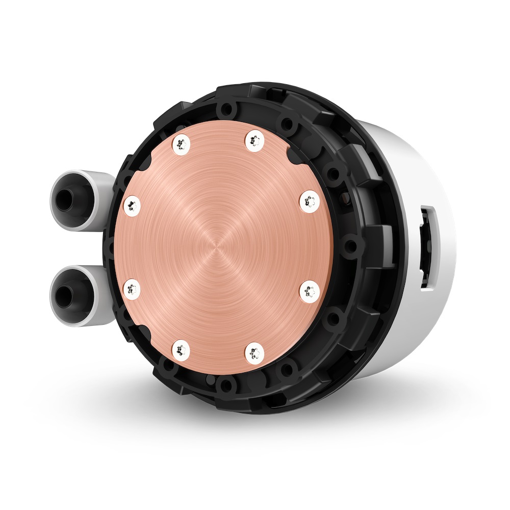 NZXT Kraken 240 RGB Raffreddatore di liquidi tutto in uno 240mm Bianco con Display LCD e Ventole RGB