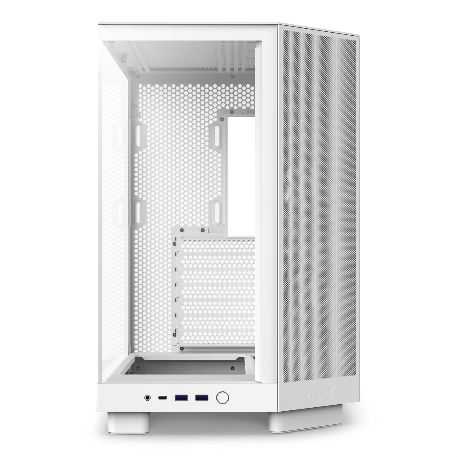 NZXT H6 Air Flow Midi Tower Bianco - Doppia Camera, Vetro Temperato, Compatibile ATX/Micro ATX/Mini-ITX