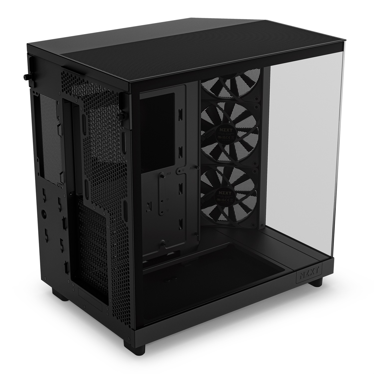 NZXT H6 Air Flow Midi Tower Nero - Case ATX con Vetro Temperato e 3 Ventole da 120 mm