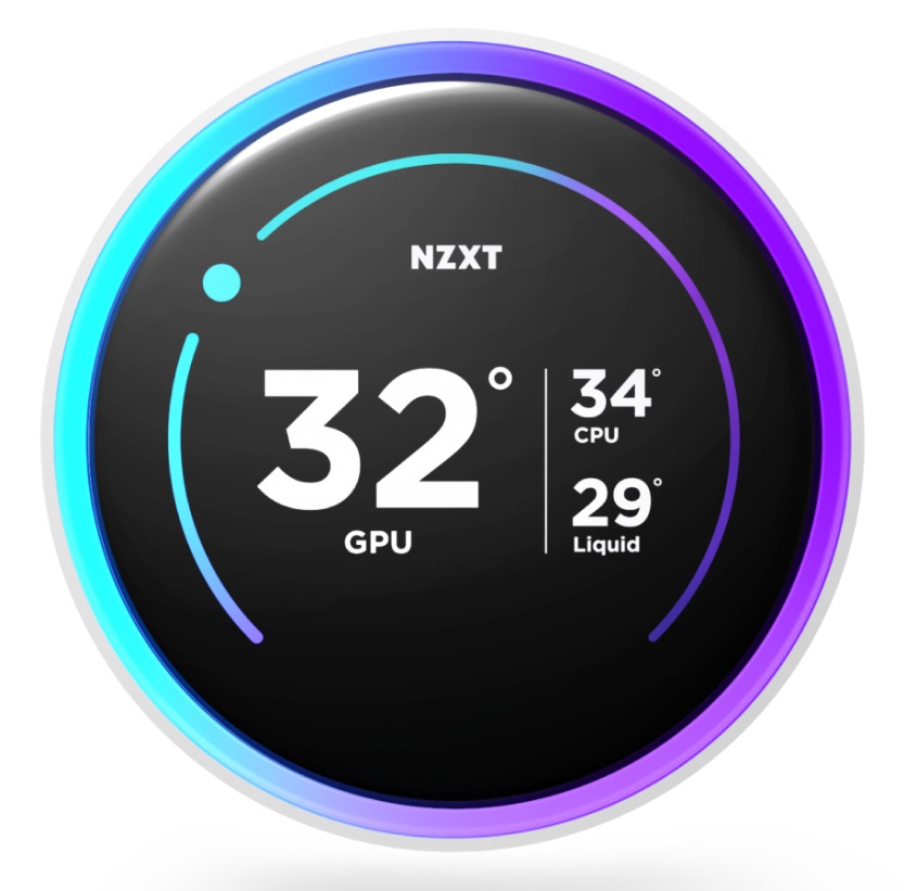 NZXT Kraken Elite 360 RGB - Raffreddatore a liquido AIO 360 mm con Ventola F360 RGB e Display IPS 2,72