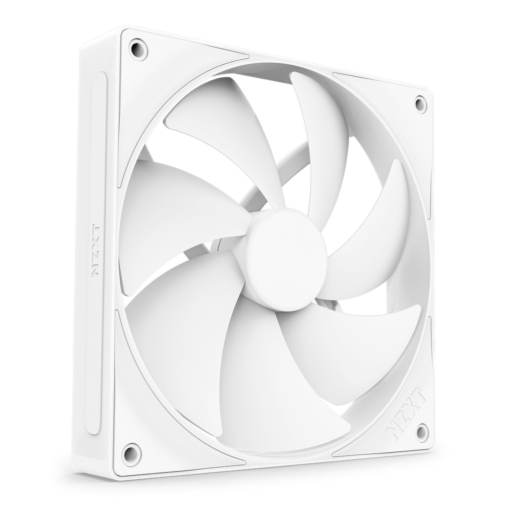 NZXT F140P Ventola PC 140mm PWM Alta Pressione Statica per Radiatori e Dissipatori - Bianco