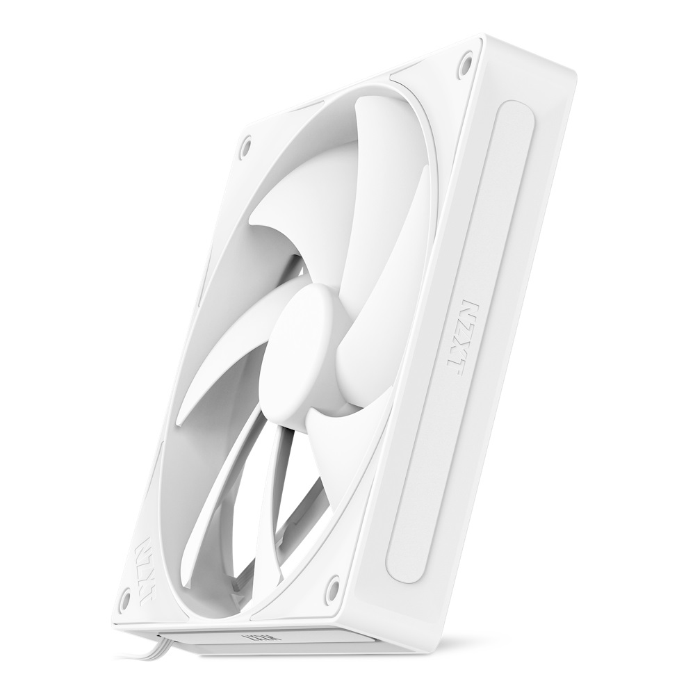 NZXT F140P Ventola PC 140mm PWM Alta Pressione Statica per Radiatori e Dissipatori - Bianco
