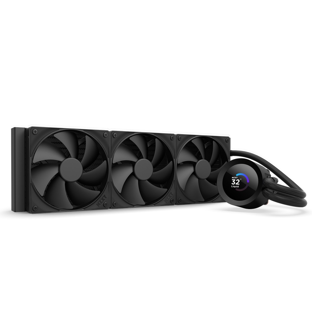 NZXT Kraken Plus 360 - Raffreddatore di liquidi AIO 360 mm Nero