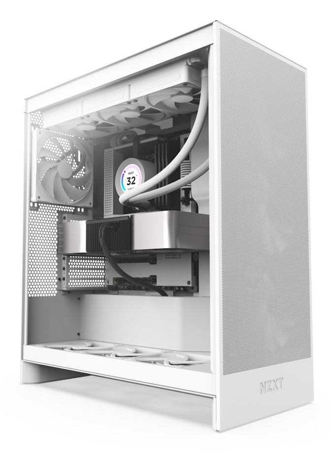 NZXT H7 Flow Midi Tower Bianco - Case Airflow ATX con 3 Ventole 120mm e Supporto Radiatore da 420mm