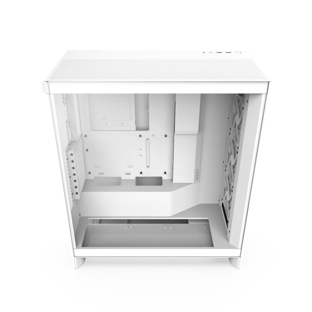NZXT H7 Flow Midi Tower Bianco - Case Airflow ATX con 3 Ventole 120mm e Supporto Radiatore da 420mm