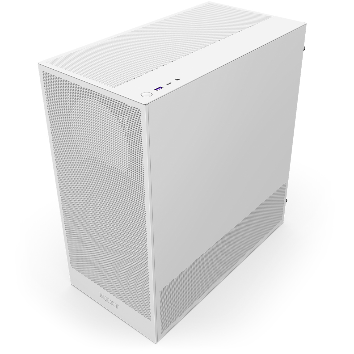 NZXT H5 Flow - Case per PC Gaming Midi Tower ATX Bianco con Flusso d'Aria Elevato e 2 Ventole da 120 mm Incluse