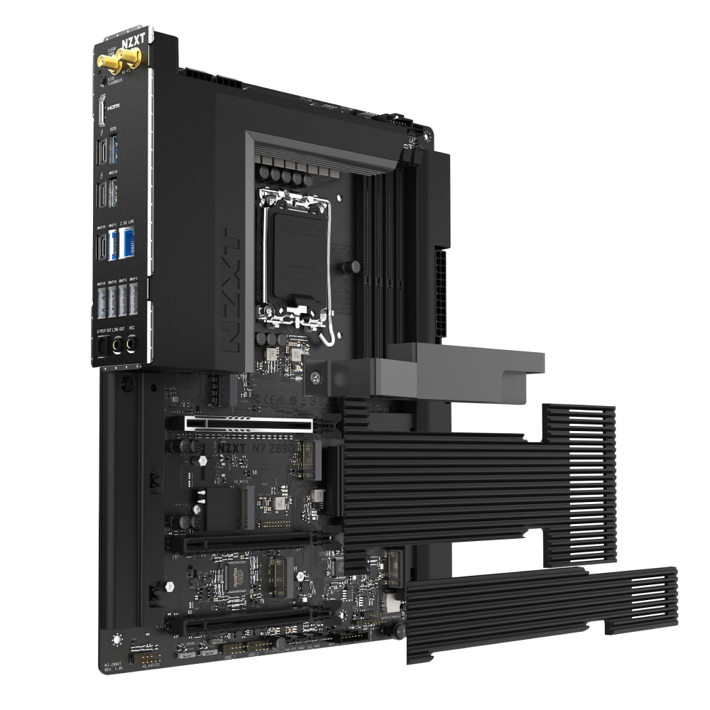 NZXT N7 Z890 Scheda Madre ATX LGA 1851 per Processori Intel Core Ultra con Supporto DDR5