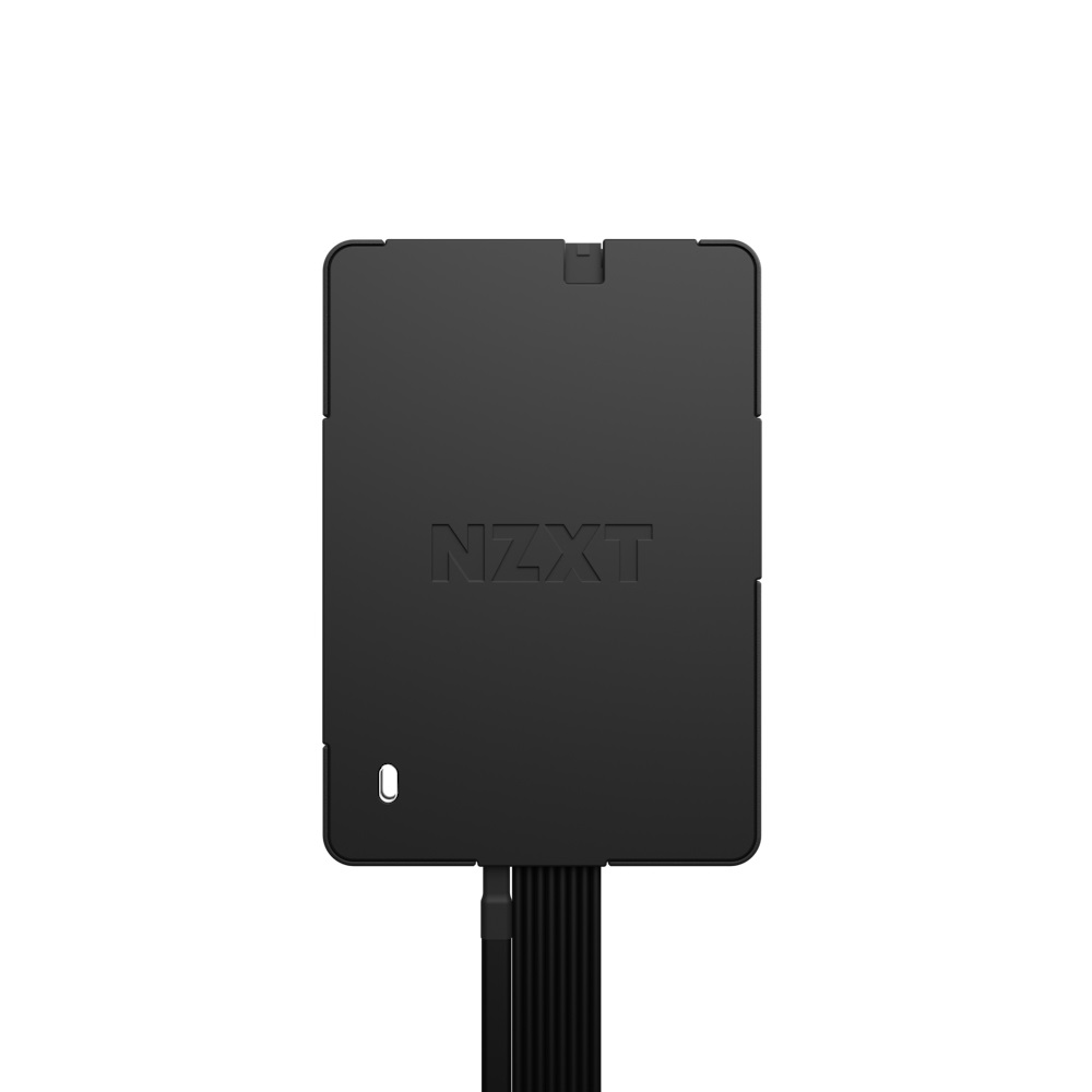 NZXT AC-CRFR1-B1 - Controller digitale della velocità delle ventole e dell'illuminazione RGB, 3 canali, Nero