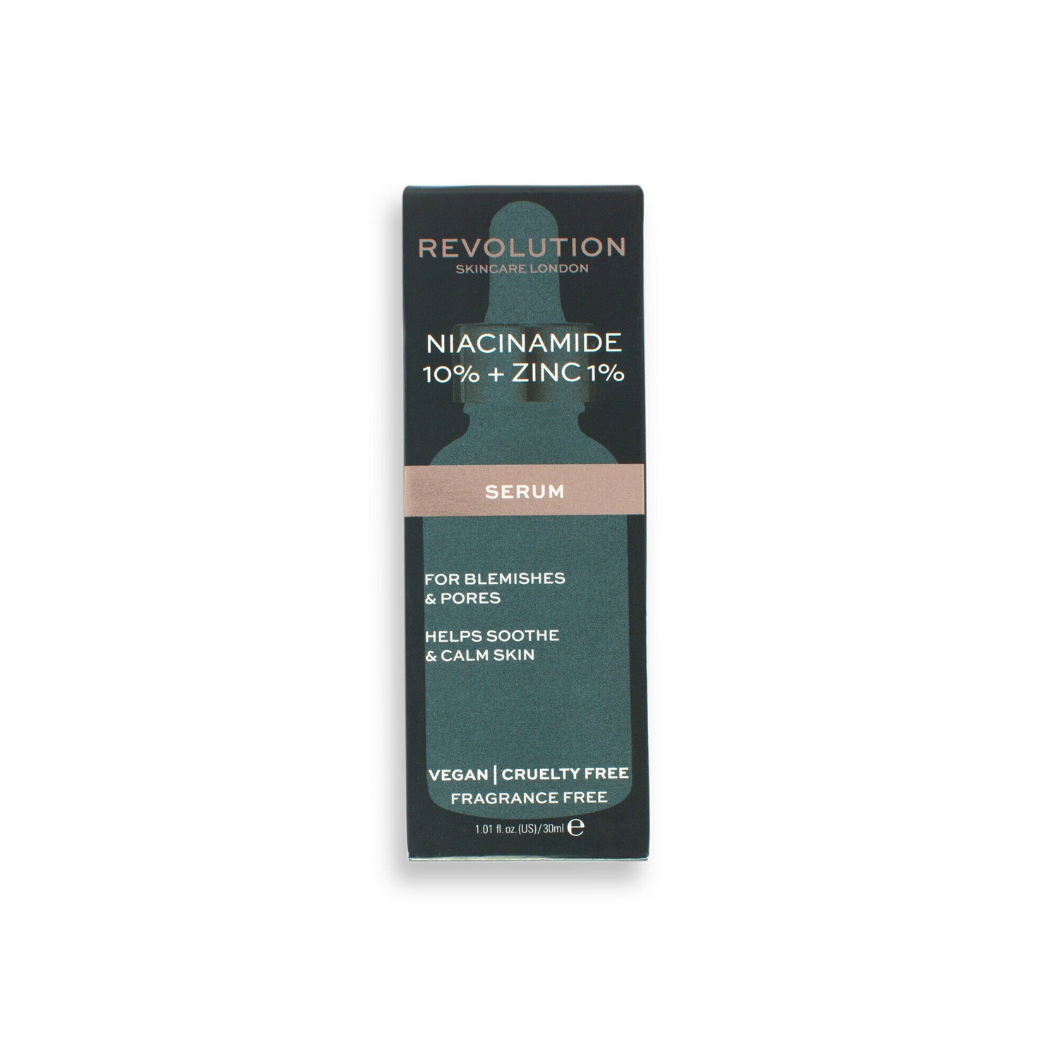 Revolution Skincare Siero Viso Niacinamide 10% Zinco 1% - Riduce Imperfezioni e Pori Dilatati, 30 ml