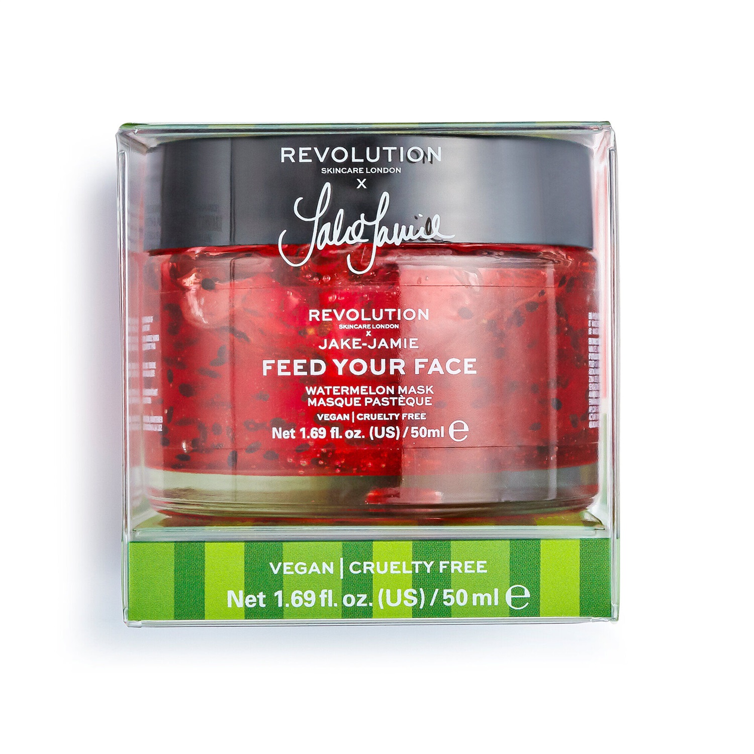 Revolution Beauty Skincare x Jake Jamie Maschera Idratante Viso all'Anguria 50 ml - Vegan e Nutriente