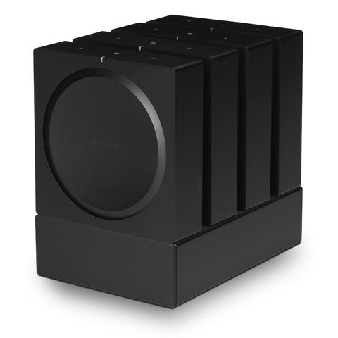 Flexson FLXSAX4DK1021 Dock per 4 x Sonos Amp - Supporto da Parete Nero