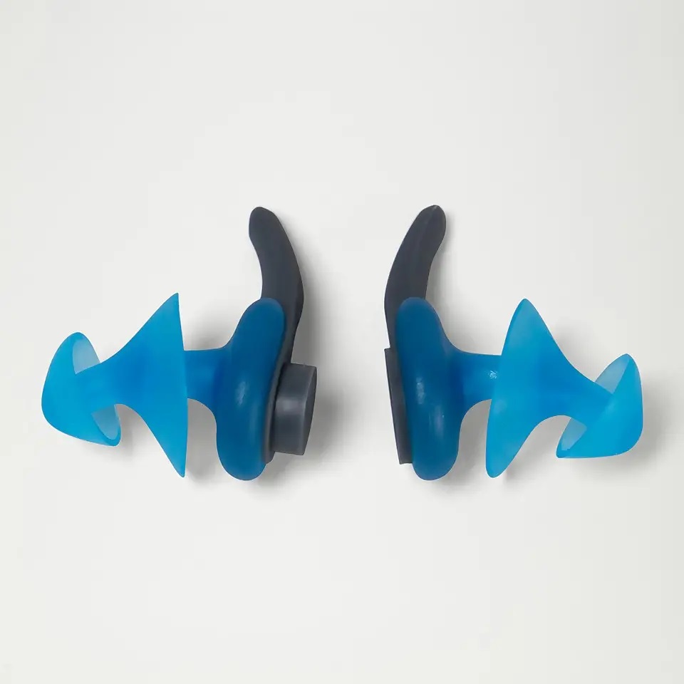 Speedo Biofuse Earplug Tappi per Orecchie da Nuoto Unisex Adulto, Blu, Taglia Unica - Design Ergonomico e Comfort Superiore