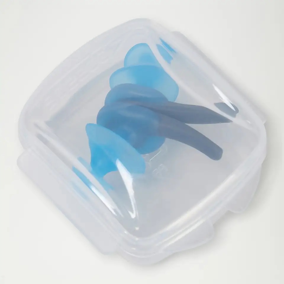 Speedo Biofuse Earplug Tappi per Orecchie da Nuoto Unisex Adulto, Blu, Taglia Unica - Design Ergonomico e Comfort Superiore