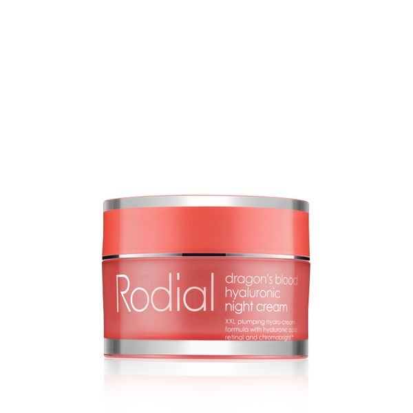 Rodial Dragons Blood Hyaluronic Night Cream 50ml - Crema da Notte Idratante con Retinolo, Acido Ialuronico, Squalano e Burro di Karitè