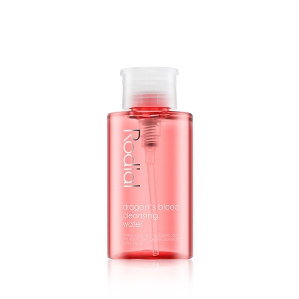 Rodial Dragon's Blood Cleansing Water 300 ml - Acqua Micellare Idratante per Viso e Occhi con Acqua di Rose e Sangue di Drago
