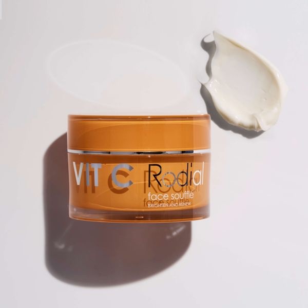 Rodial Vit C Deluxe Face Soufflé 50ml - Crema Giorno e Notte per Pelle Secca/Disidratata con Burro di Karité, Squalane, Vitamina C e Acido Ialuronico