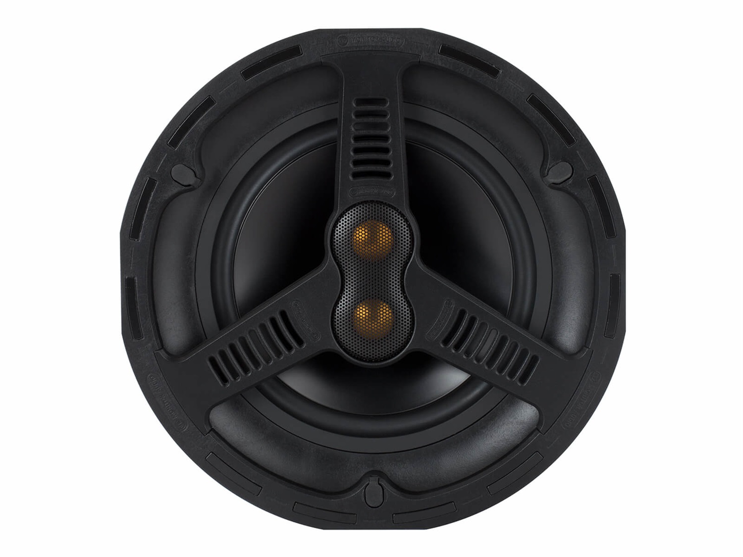 Monitor Audio AWC280 T2 - Altoparlante da incasso a soffitto 100 W, 9,76 cm, 8 ohm, stereo per esterni