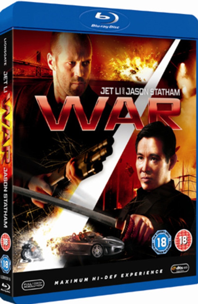 Lions Gate Home Entertainment War (Blu-ray) con Jet Li, Jason Statham, John Lone, Devon Aoki e Luis Guzmán - Valutazione X (Solo per adulti)