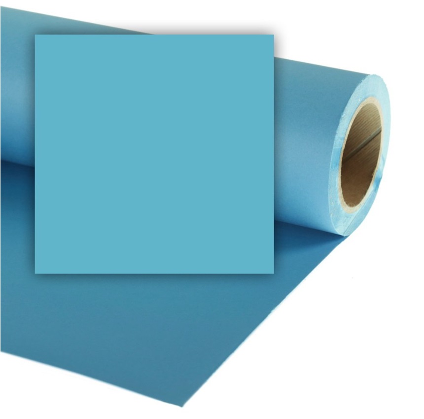 Colorama Fondale in Carta 2.72x11m Aqua - Ideale per Fotografia Professionale