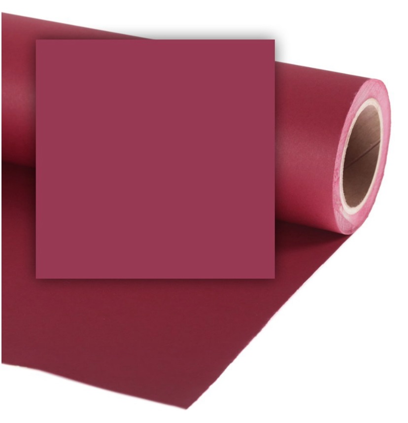 Colorama Fondale in Carta Magenta Crimson 2,72m x 11m - Accessorio Professionale per Studi Fotografici