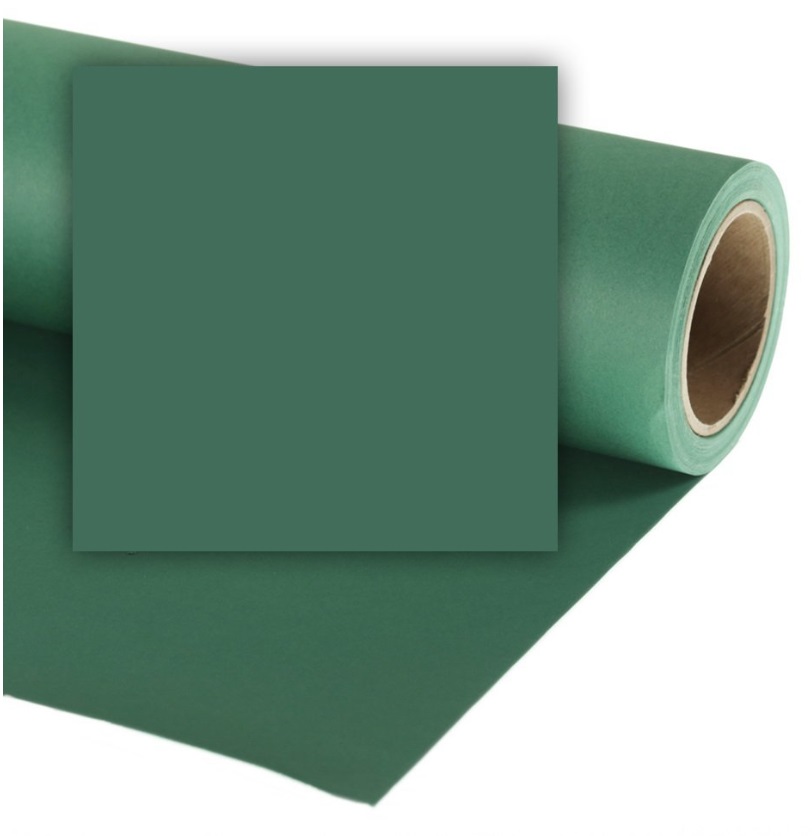Colorama Fondale Fotografico in Carta Spruce Green 2.72m x 11m - Ideale per Studi Professionali