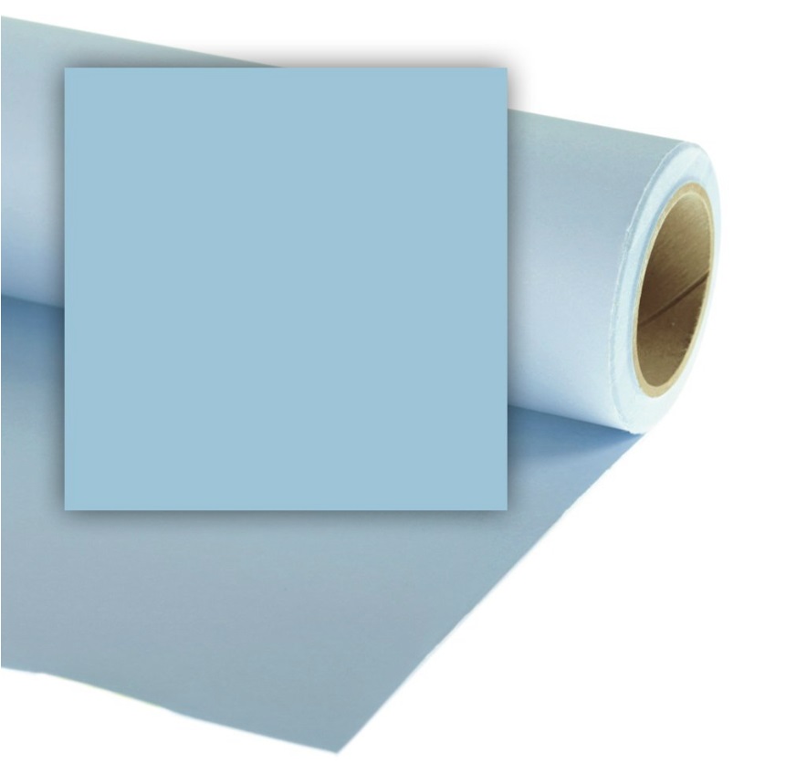 Colorama Fondale Fotografico in Carta 2,72m x 11m Celeste Forget Me Not - Scelta Professionale per Studi Fotografici