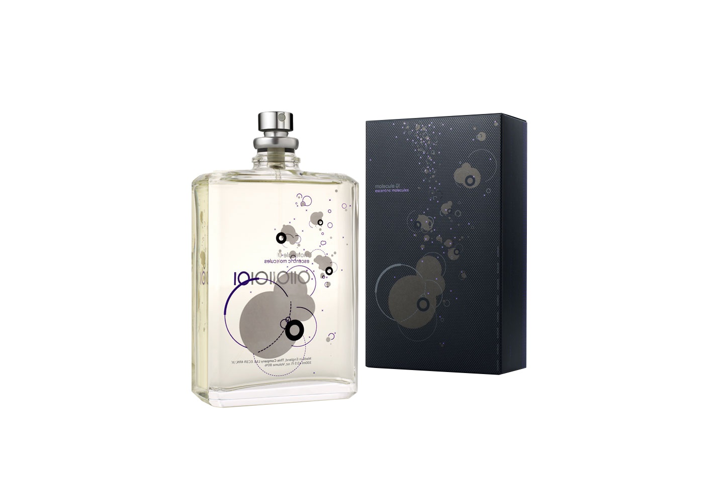 Escentric Molecules Molecule 01 Eau de Toilette Unisex 100ml - Fragranza Molecolare con Iso E Super