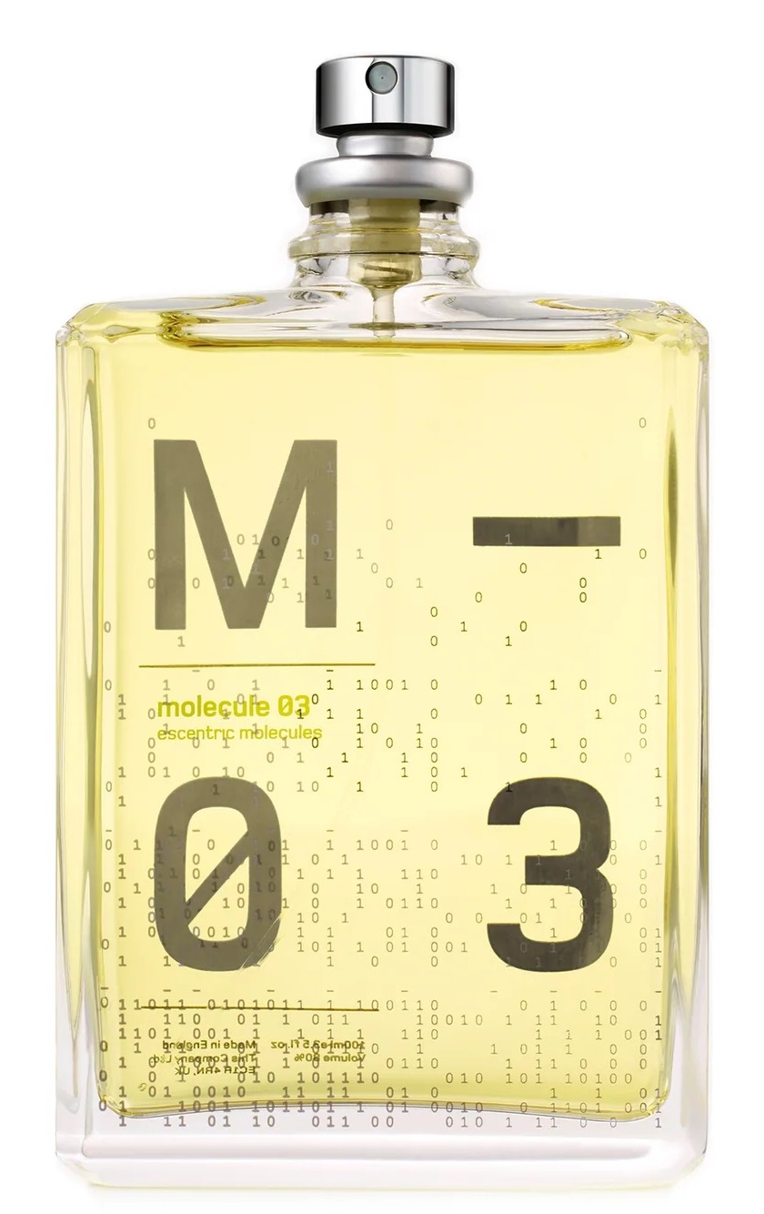 Escentric Molecules Molecule 03 Eau de Toilette Unisex 100 ml - Fragranza Legnosa ed Erbosa con Acetato di Vetiver