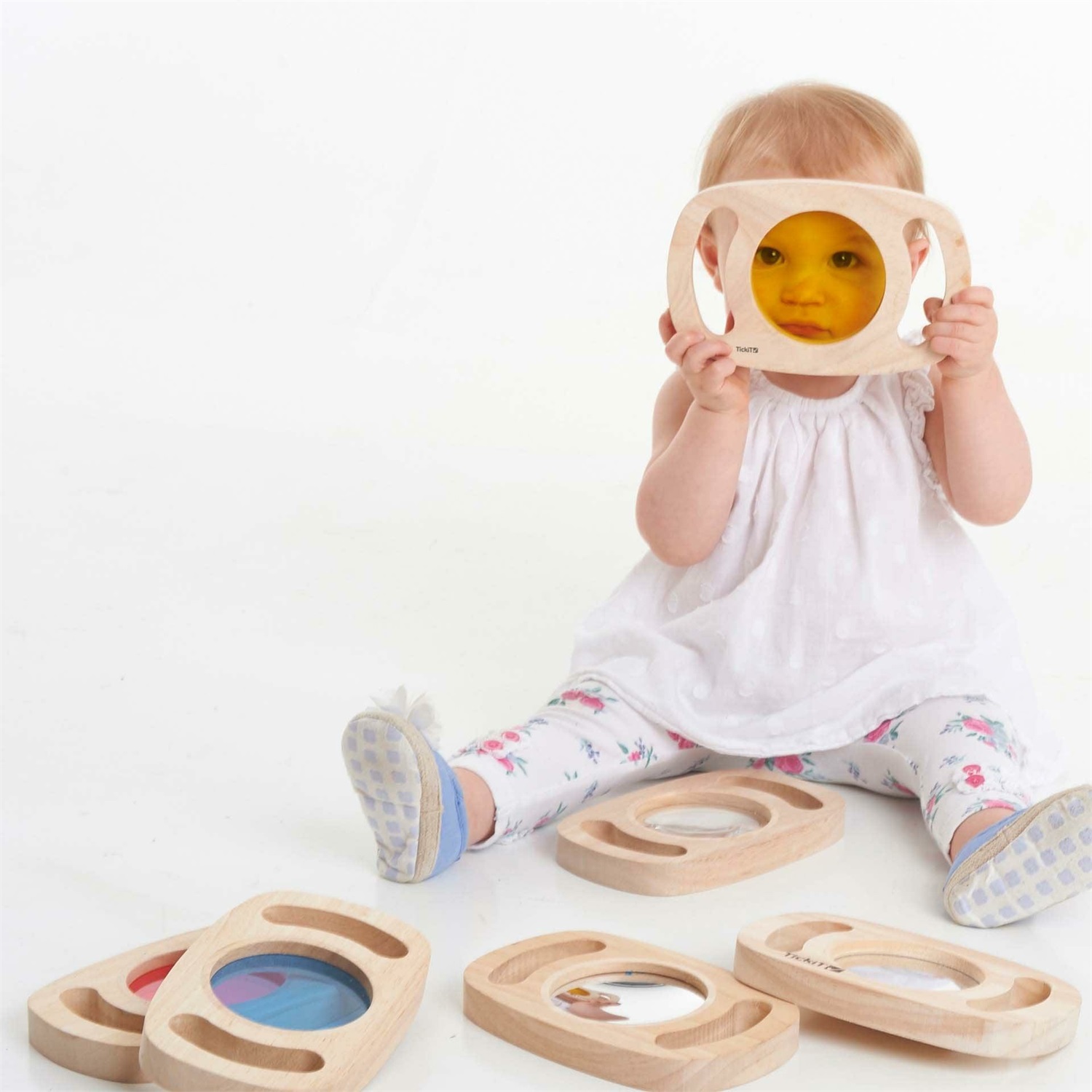 TickiT Set di Scoperta Educativo - 6 Pezzi con Specchio e Lenti per Stimolare Curiosità e Creatività