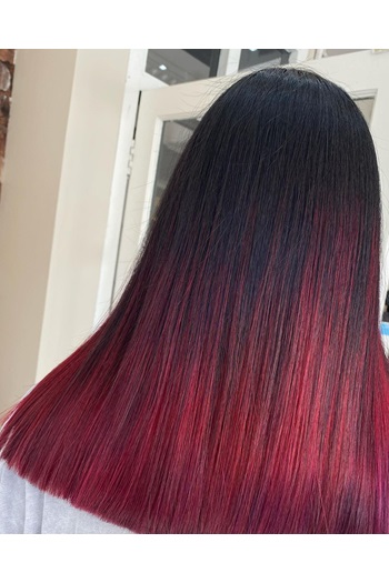 CRAZY COLOR Ruby Rouge Colore per Capelli Semi-Permanente 100 ml - Senza Ammoniaca, Pronto all'Uso, Vegano