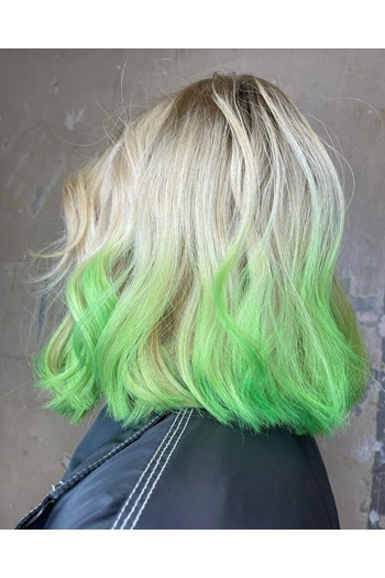 CRAZY COLOR Lime Twist - Colore per Capelli Verde Semi-Permanente 100 ml, Pronto all'Uso, Senza Ammoniaca e PPD