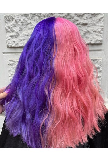 Crazy Color Colore per Capelli Semipermanente Hot Purple 100 ml - Senza Ammoniaca, Pronto all'Uso, Vegan