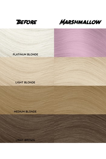 Crazy Color Marshmallow 100 ml - Colorazione Semipermanente Rosa Intenso Senza Ammoniaca, Pronto all'Uso, Vegan