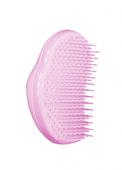 Tangle Teezer Fine & Fragile Pink Dawn - Spazzola Districante Ergonomica per Capelli Fini, Fragili e Colorati