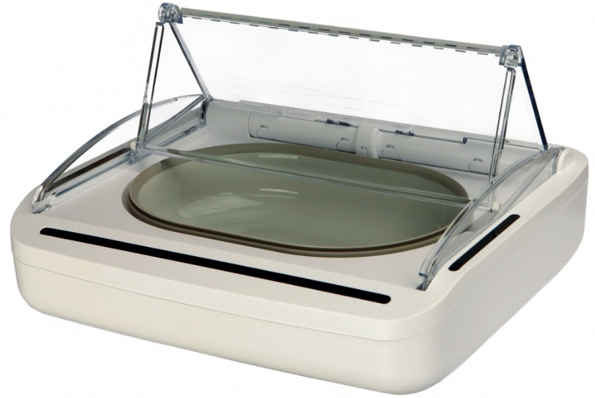 SureFeed Ciotola Intelligente con Lettore di Microchip - 400 ml, Coperchio Attivato dal Movimento per Gatti e Piccoli Cani, Mantenimento Fresco del Cibo