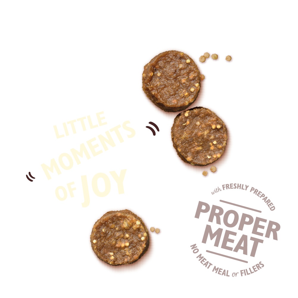 Lily's Kitchen Chomp-Away Chicken Bites Snack per Cani - Bocconcini di Pollo Semi-Umidi 70 g