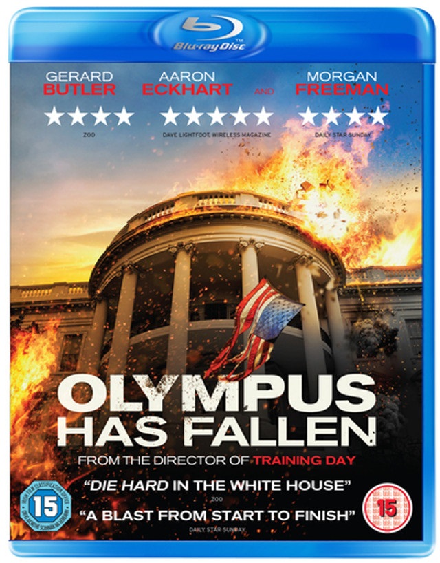 Lionsgate Olympus Has Fallen (Blu-ray, Edizione Regno Unito, 2013) con Morgan Freeman, Aaron Eckhart e Angela Bassett