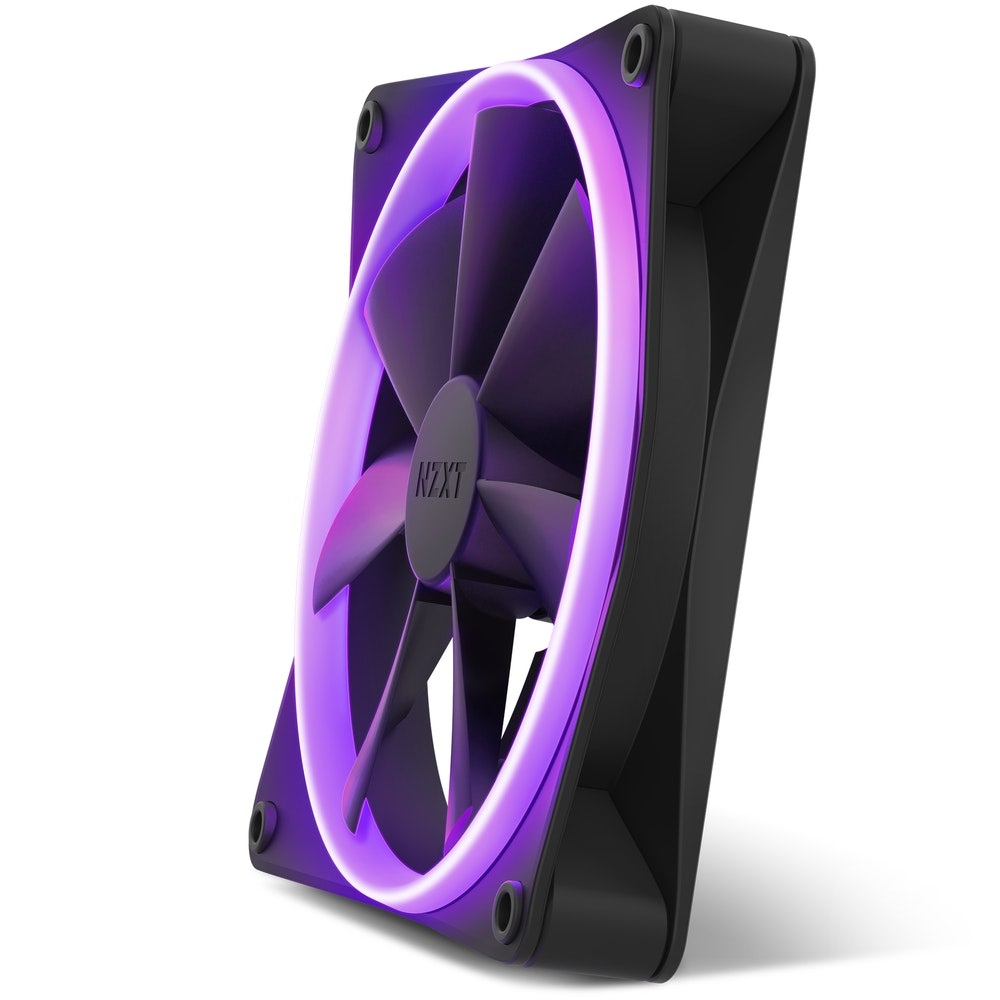 NZXT F140 RGB Ventilatore 14 cm con Illuminazione RGB - Silenzioso e Alta Prestazione