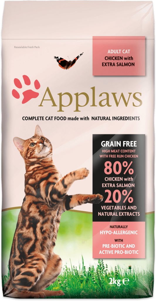 Applaws Cibo Secco per Gatti Adulto 7,5 kg - Pollo e Agnello Senza Cereali, 80% Proteine
