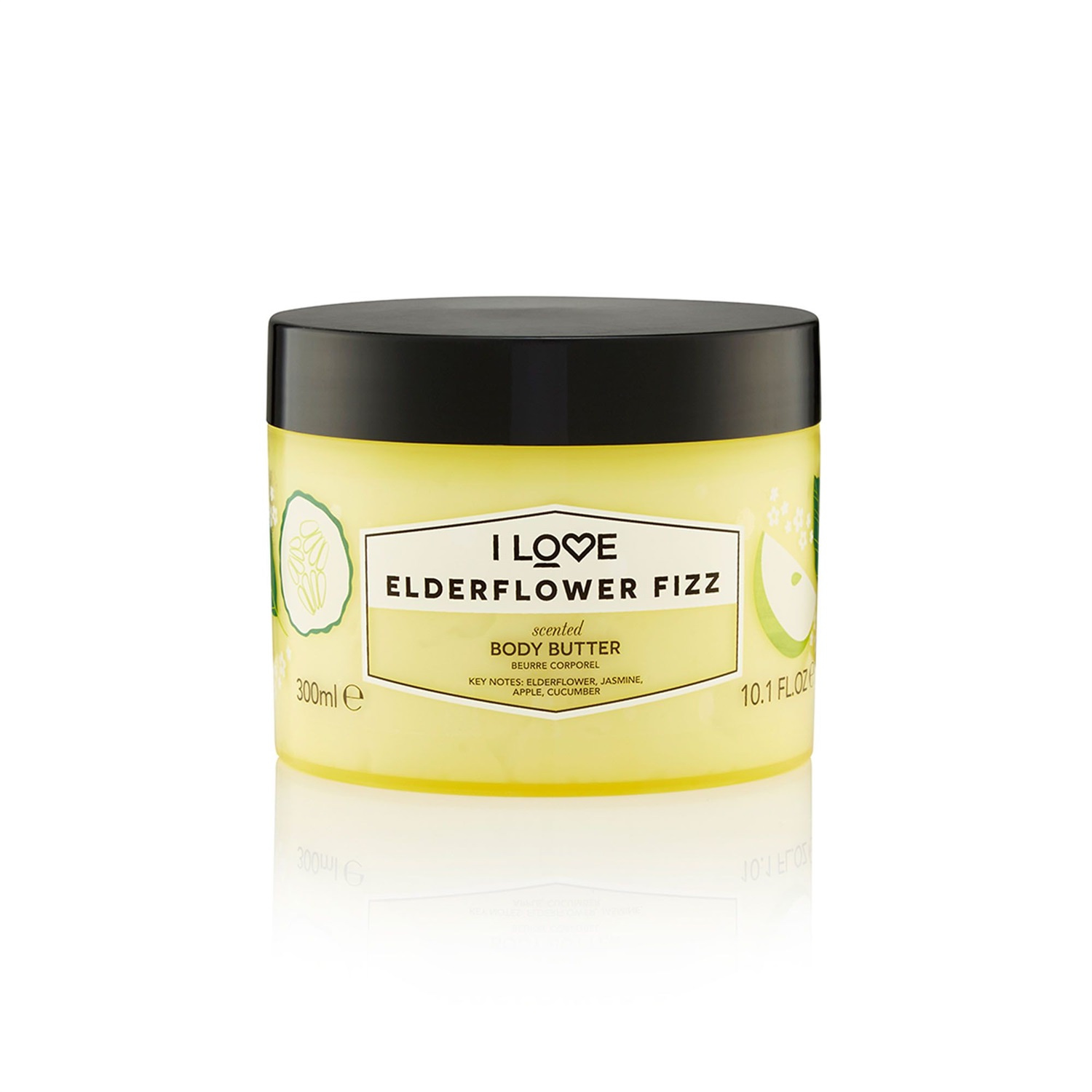 I Love... Burro Corpo Elderflower Fizz 300 ml - Cura Intensiva per la Pelle