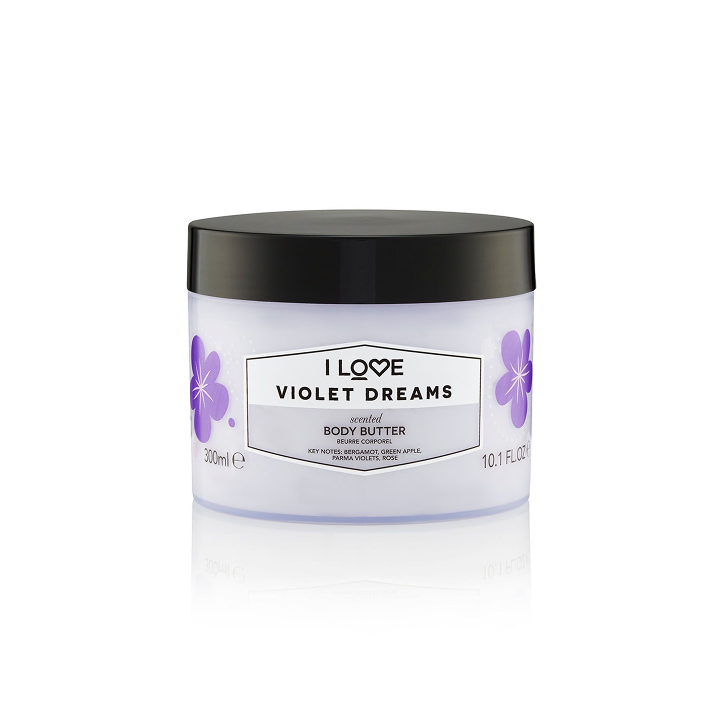 I Love Violet Dreams Burro Corpo 330 ml - Idratante e Nutriente con Fragranza di Violetta