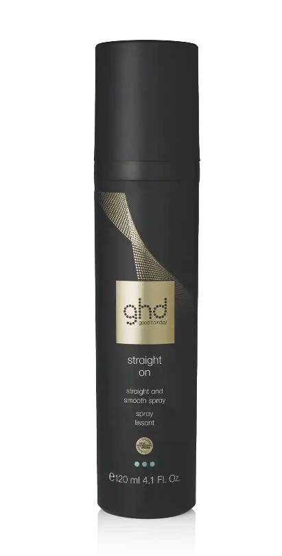 GHD Straight On Straight and Smooth Spray Termoprotettore 120 ml - Spray Lisciante e Levigante per Capelli Lisci e Sani