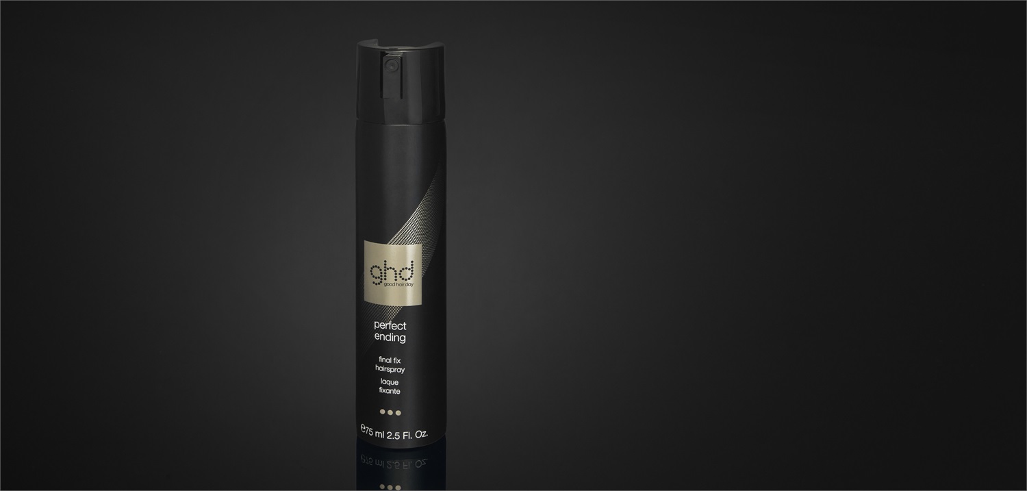 GHD Perfect Ending Lacca per Capelli Spray 75 ml - Tenuta Forte e Flessibile con Protezione dal Calore