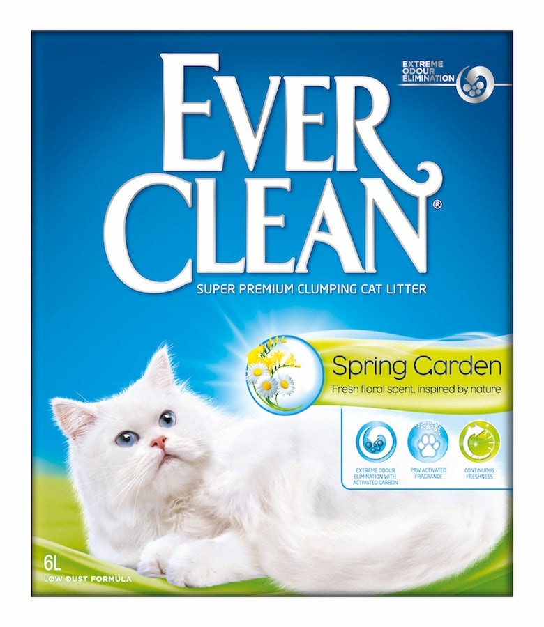 Ever Clean Lettiera Agglomerante Spring Garden - 10 Litri con Fresca Fragranza Floreale